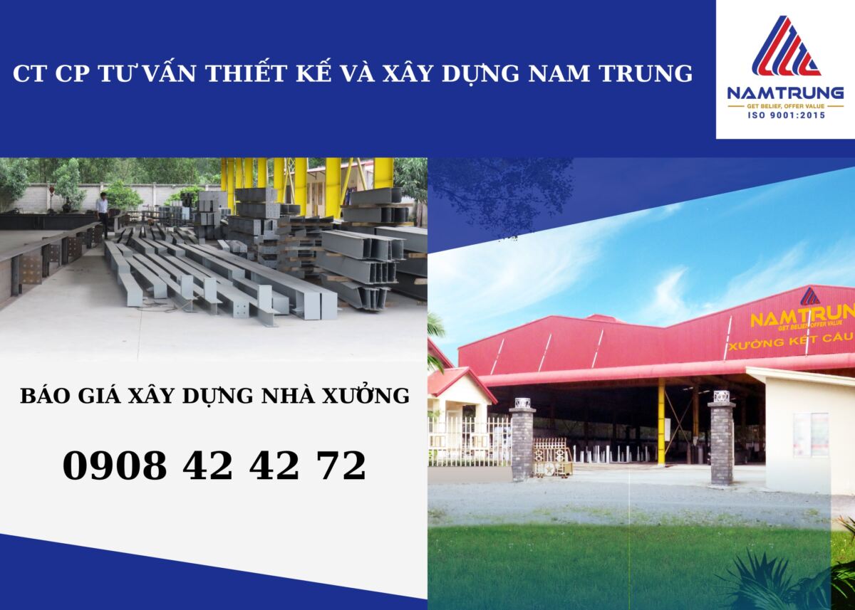 Báo giá xây dựng nhà xưởng