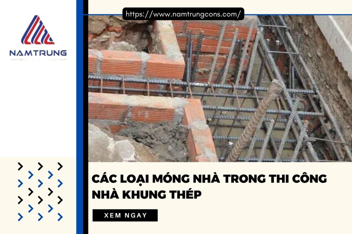 Các loại móng nhà