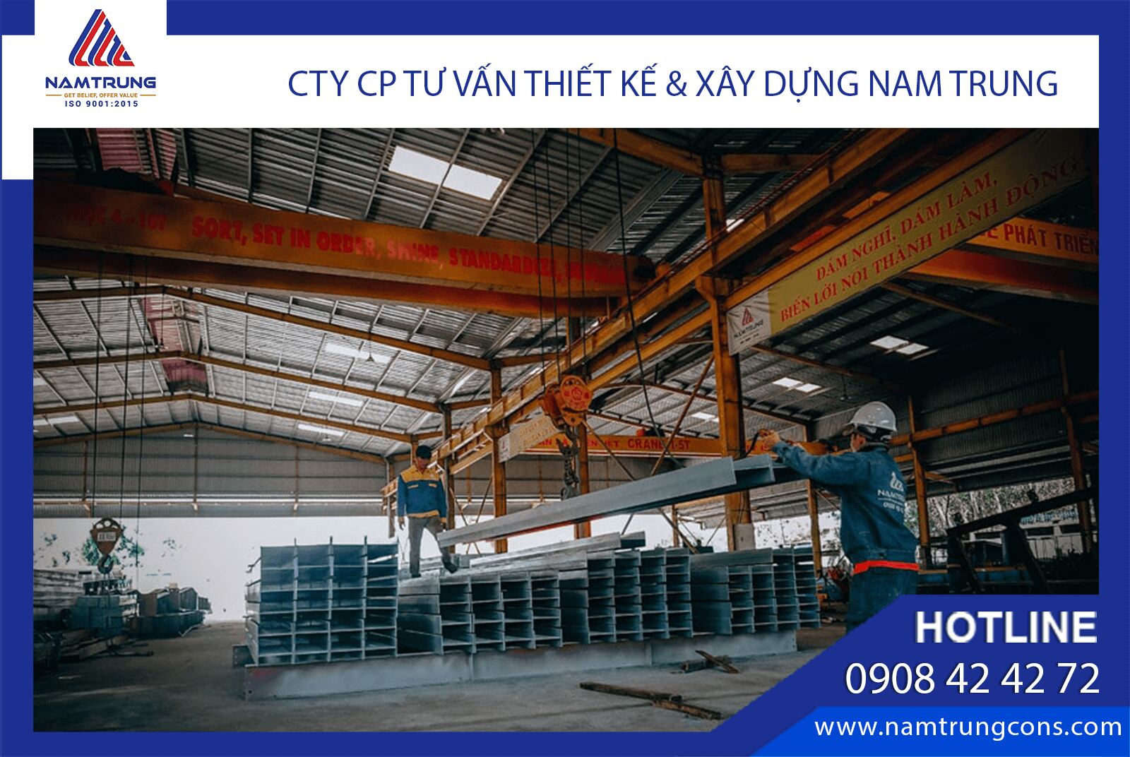 Hình ảnh gia công kết cấu thép
