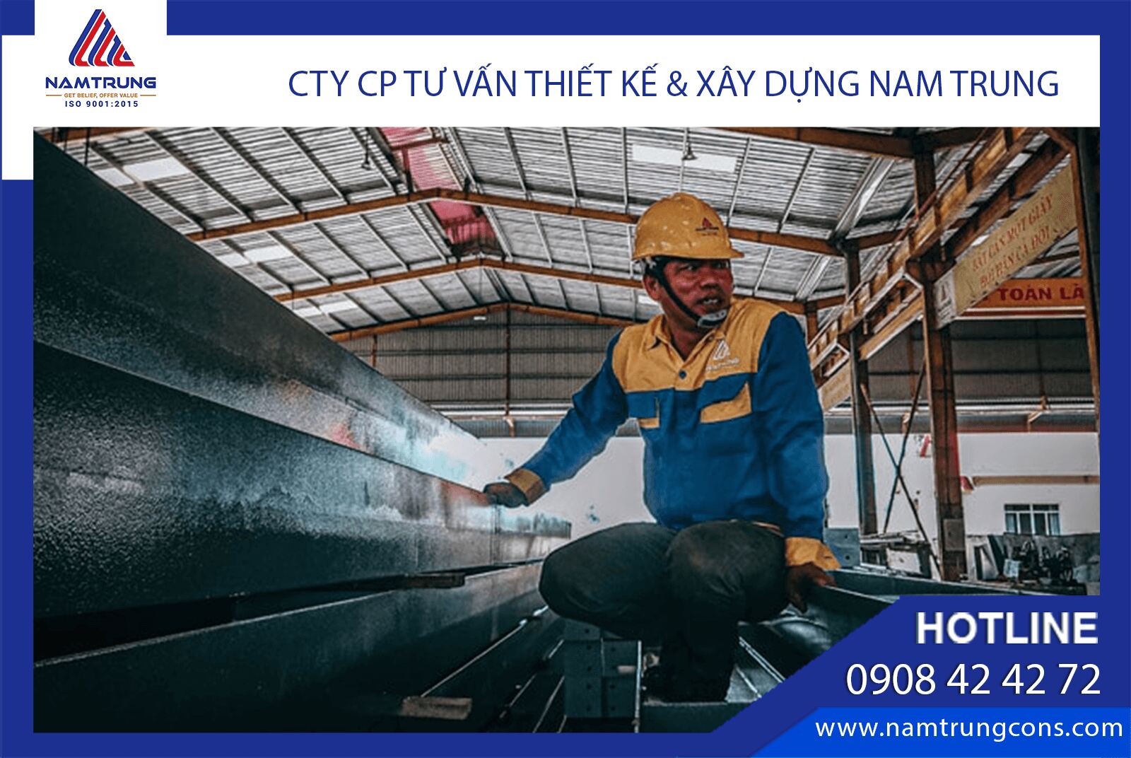 Hình ảnh quy trình gia công kết cấu thép