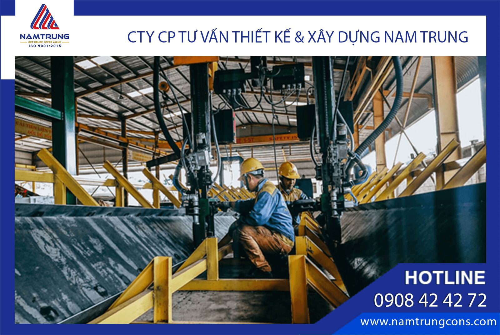 Hình ảnh kết cấu thép tại Nam Trung