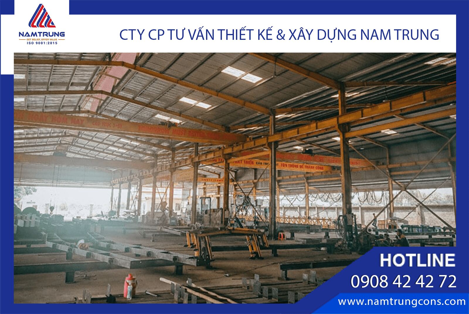 Hình thi công KCT tại Nam Trung