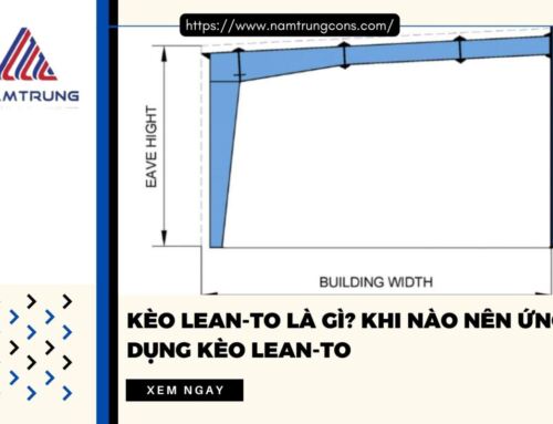 Kèo Lean-to là gì? Khi nào nên ứng dụng kèo lean-to
