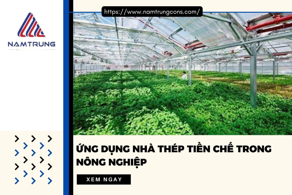 Nhà thép tiền chế trong nông nghiệp