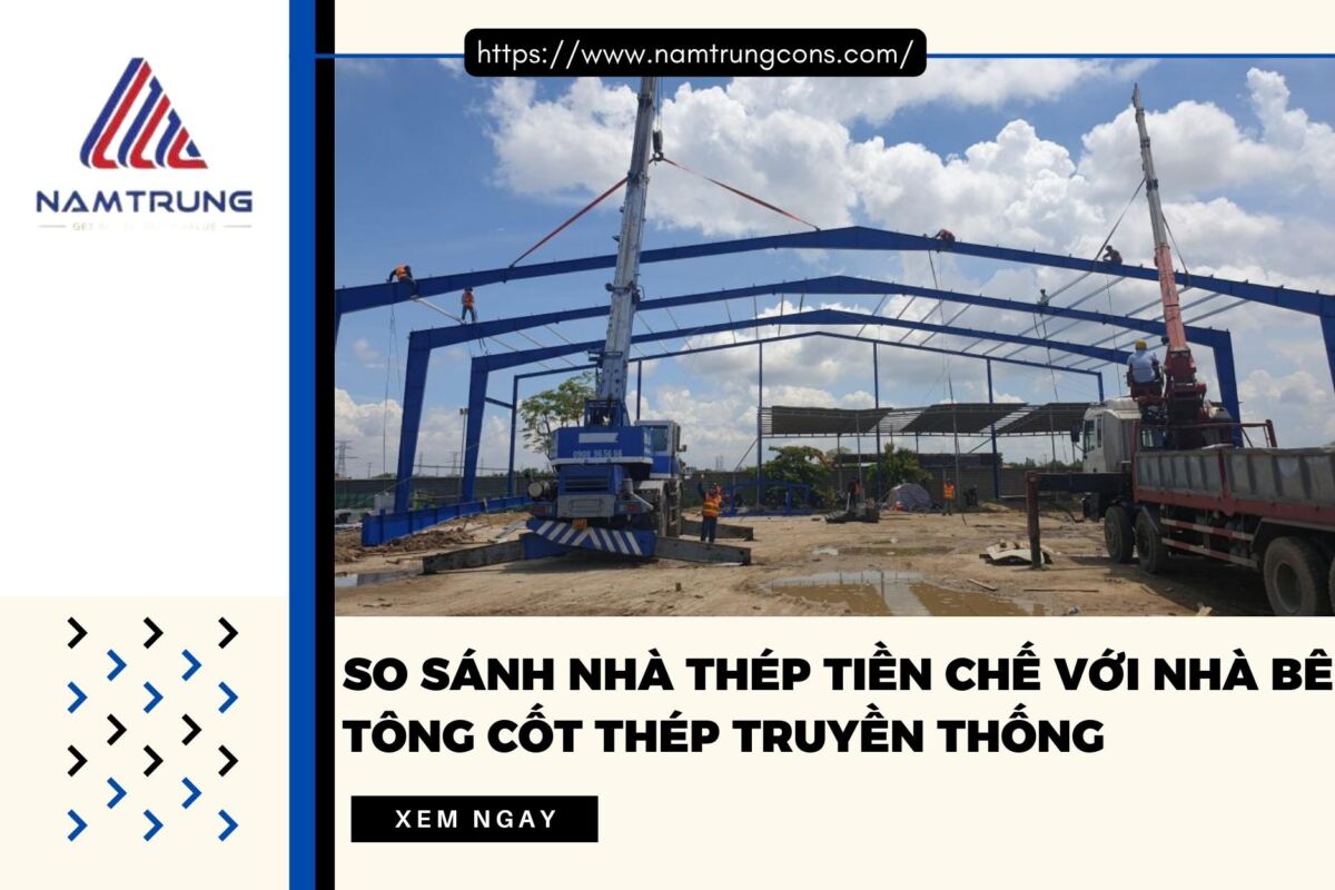 So sánh nhà thép tiền chế