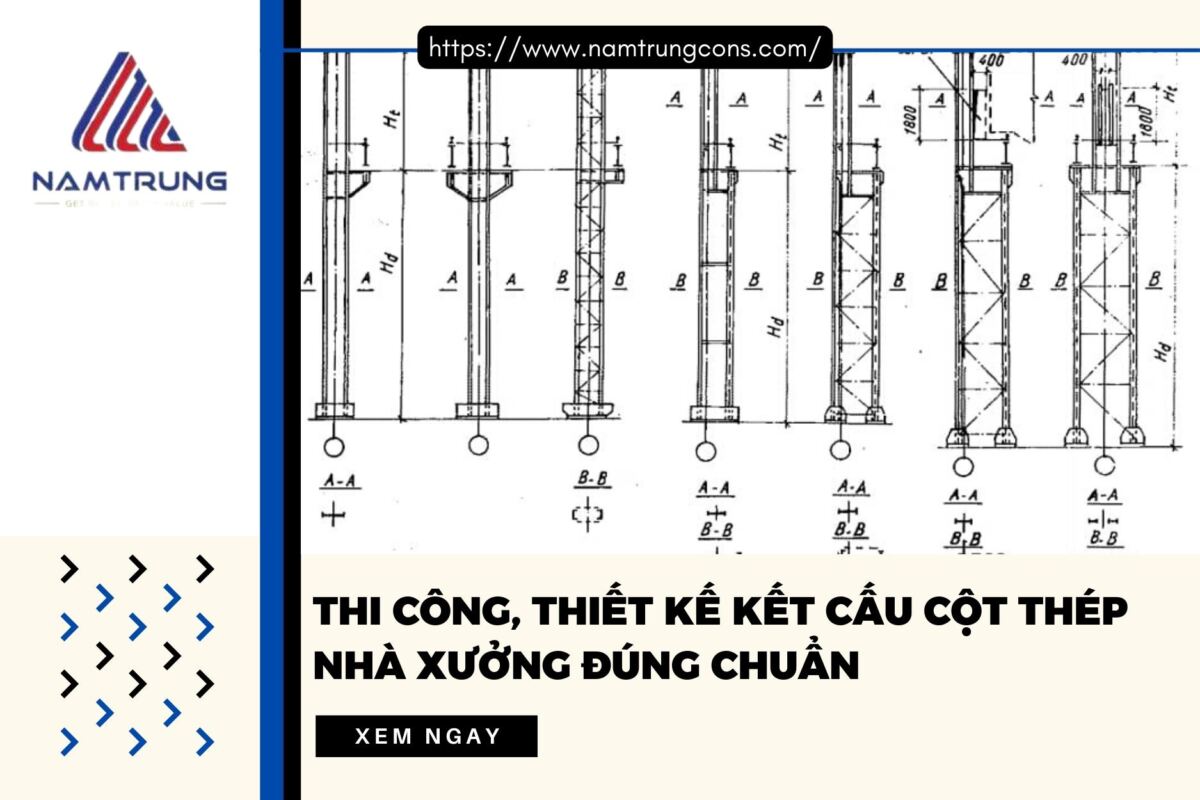 Thiết kế kết cấu cột thép